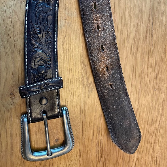 Resistol Genuine Full Grain Leather Belt 40 - Picture 4 of 5